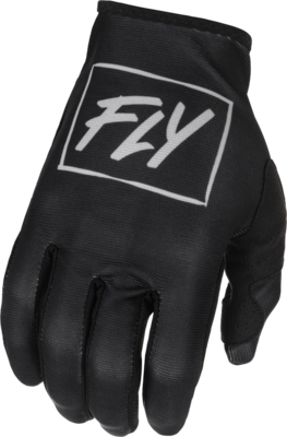 Gloves, Lite, Kids, Fly (Black/Grey)