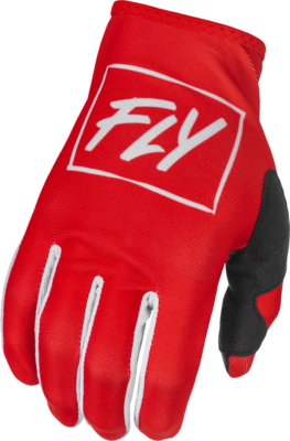 Gloves, Lite, Kids, Fly (Red/White)