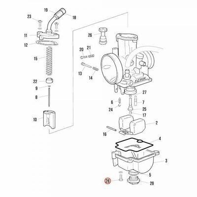 Screws, Float Bowl, Jitsie (Keihin PWK)