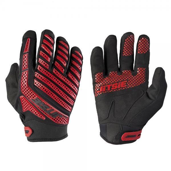 Gloves, Omnia, Jitsie (Black/Red)
