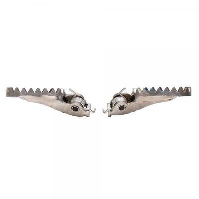 Footpegs, Titanium, Ratio, 37º Race, Jitsie