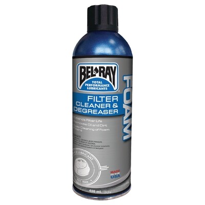 Cleaner/Degreaser, Air Filter, Spray (14oz), Bel-Ray