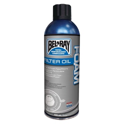 Oil, Air Filter, Spray (14oz), Bel-Ray