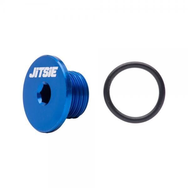 Plug, Engine Oil, Jitsie (Montesa), COLOR (Call for Availability): Blue
