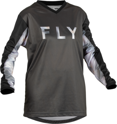 Jersey, F-16, Women's, Fly Racing (Black/Grey)