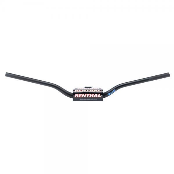 Handlebar, Fatbar, 1-1/8&quot;, Renthal, Bou/Lampkin Replica W/Pad, COLOR: Black