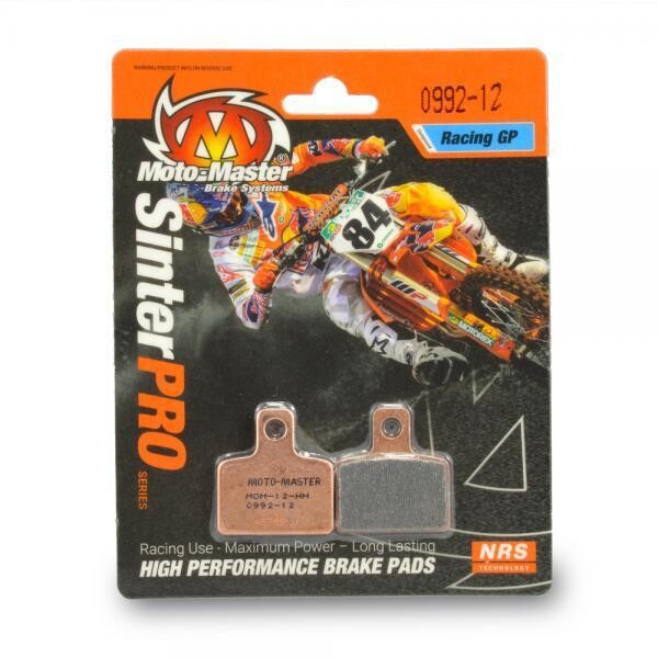 Pads, Brake, Rear, Racing GP, SinterPro, Moto-Master, 0992-12 (Various)