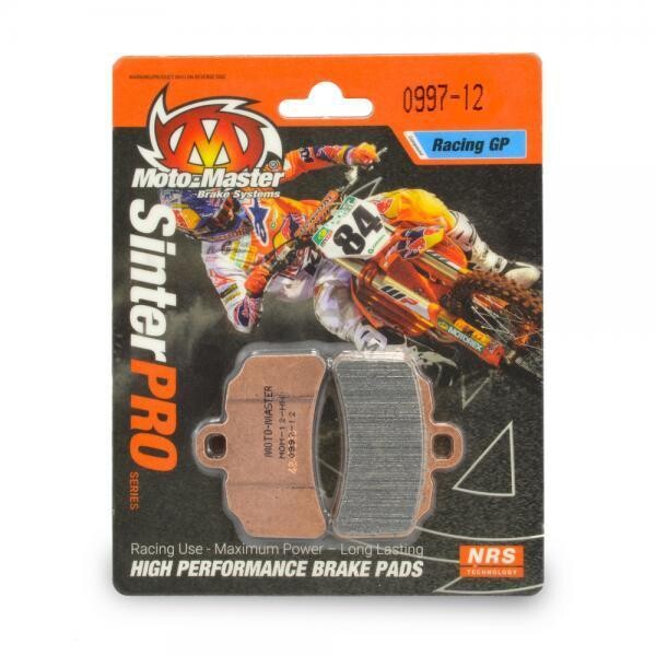 Pads, Brake, Front, Racing GP, SinterPro, Moto-Master, 0997-12 (Various)