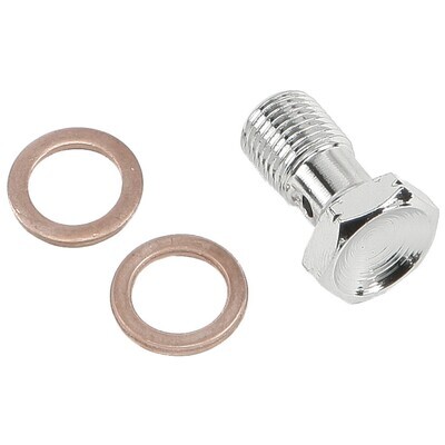 Bolt, Banjo, Chrome, Goodrich, Short, 10mm x 1.0mm