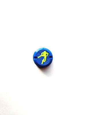 Button/Cap, 'Thumbable', Kill Switch, Tryals Shop Logo (Blue)
