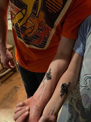 Tattoo, Just Ride, Tryals Shop (3x2in)