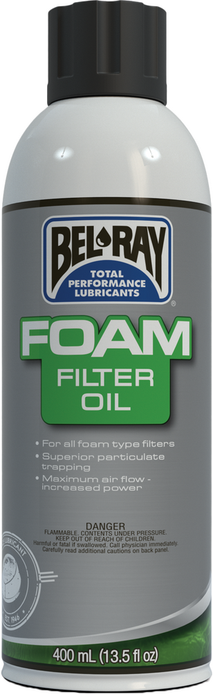 Oil, Air Filter, Spray (14oz), Bel-Ray