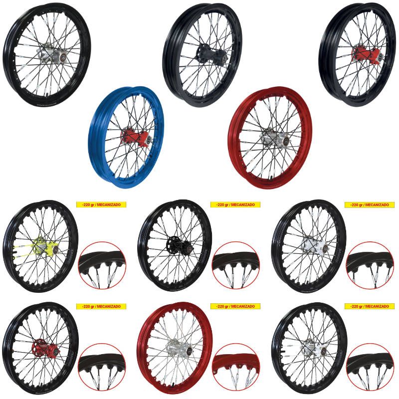 Wheel, Complete, Rear, Morad, (2.15 x 18&quot;)