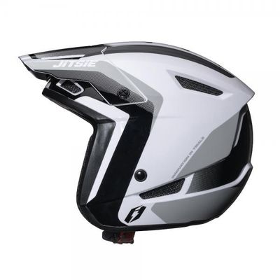 Helmet, Rize, HT1, Polycarbonate or ABS, Jitsie (White)