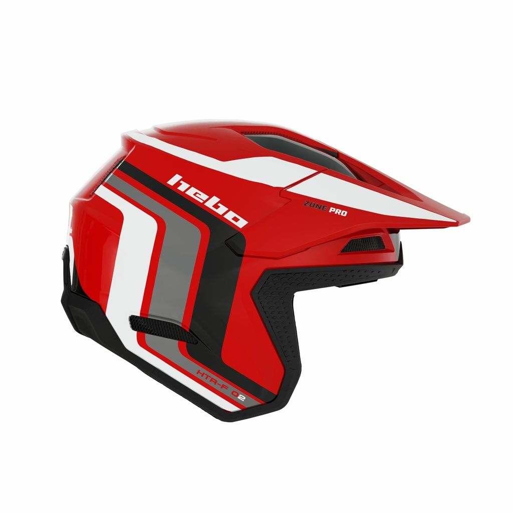 Helmet, Zone Pro, Fiberglass, Red Classic (Hebo)