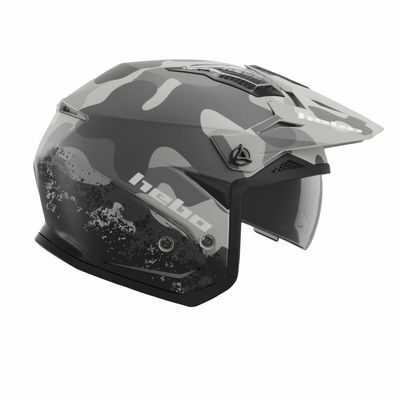 Helmet, Zone 5, V6 ABS, Grey Camo (Hebo)