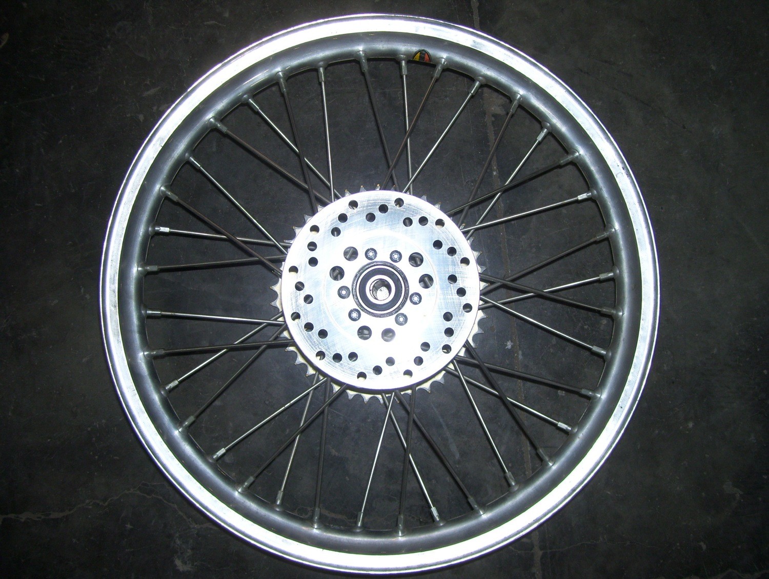 Aprilla Climber Rear Wheel W/disk and sprocket