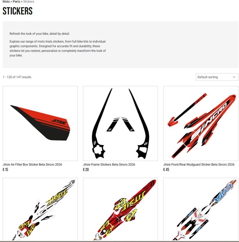 Graphics, Kits/Sticker Kits/Individual Stickers