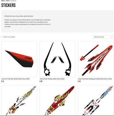 Graphics, Kits/Sticker Kits/Individual Stickers
