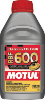 Brake Fluid, RBF 600, 16.9 FL OZ, Motul