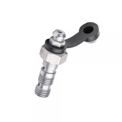 Bolt, Banjo, With Valve (M5), M8x1.0, Braktec (Monoblock)