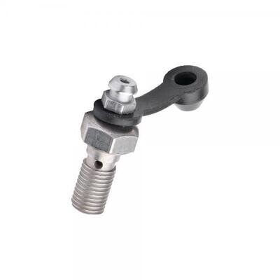 Bolt, Banjo, With Valve (M5), M8x1.0, Braktec