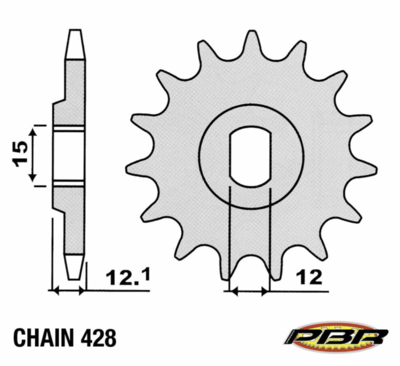 Sprocket, Countershaft, PBR (Beta)