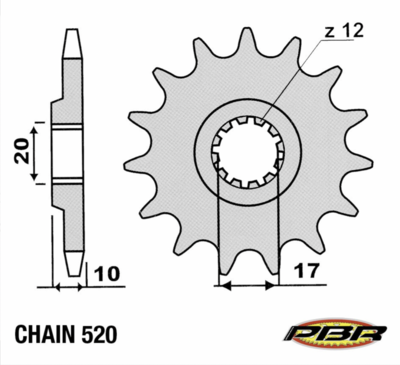 Sprocket, Countershaft, PBR (Beta)