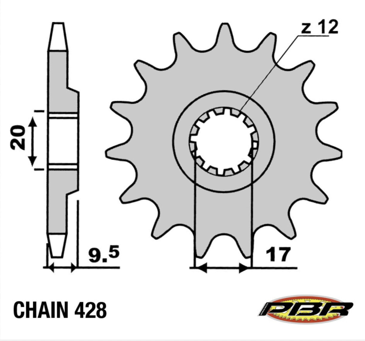 Sprocket, Countershaft, PBR (Beta)