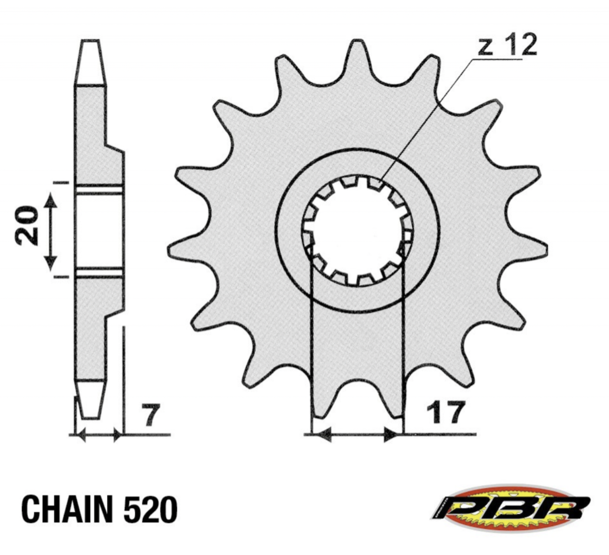 Sprocket, Countershaft, PBR (Beta)