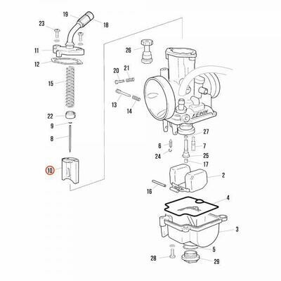 Valve, Throttle, #3.5, Jitsie (Keihin PWK)