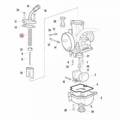 Spring, Throttle Valve, Jitsie (Keihin PWK)