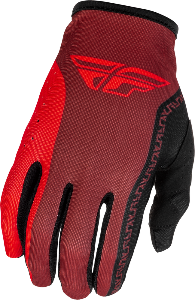 Gloves, Lite, Fly (Red/Black)