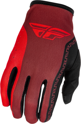 Gloves, Lite, Fly (Red/Black)