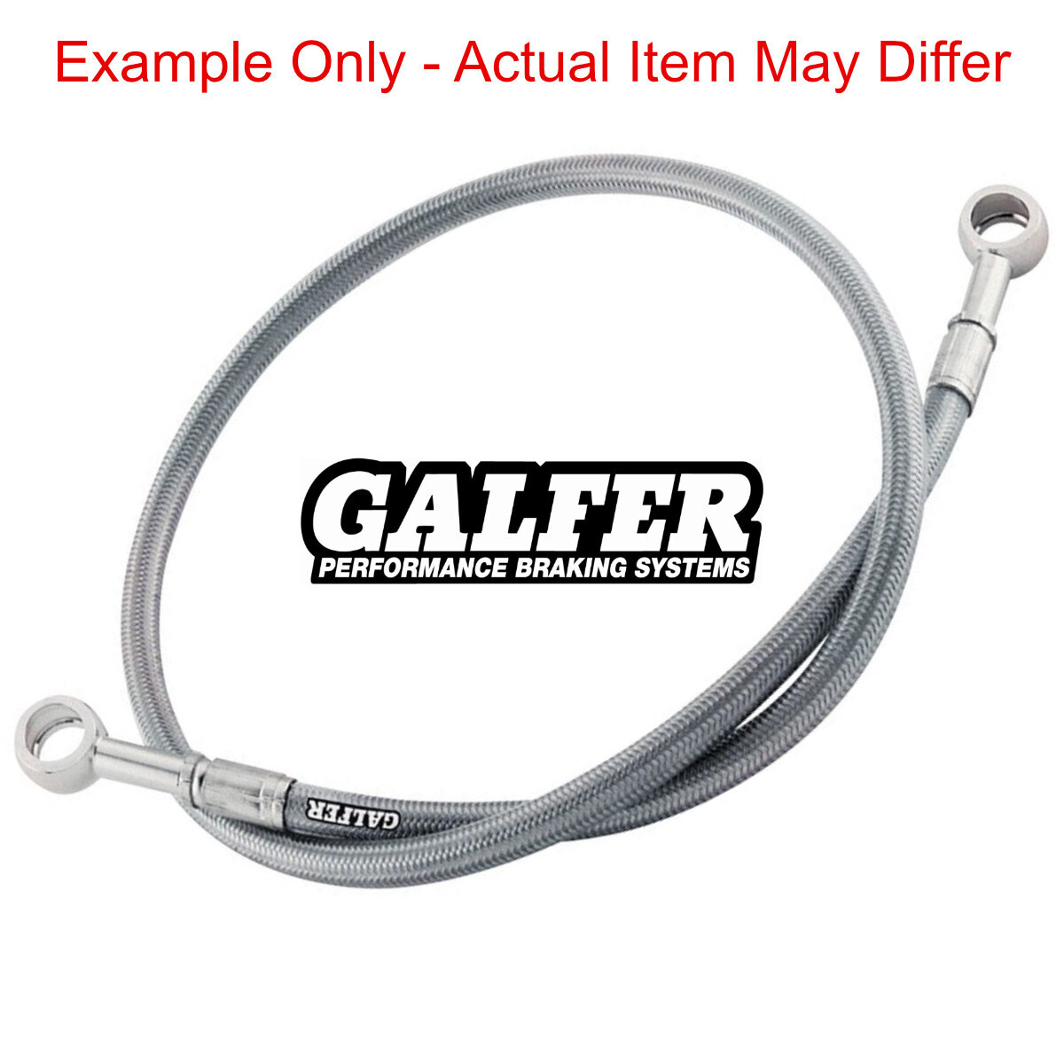 Hose, Brake, Front, Galfer (GasGas/Sherco/TRS/Vertigo), COLOR (Call for Availability): Silver