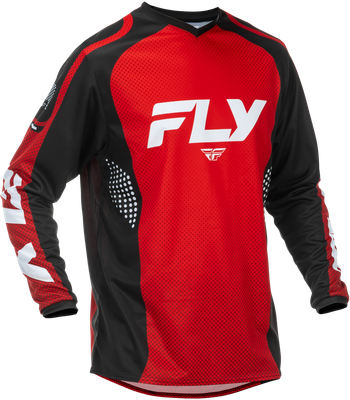 Jersey, F-16, Fly Racing (Red/Black)