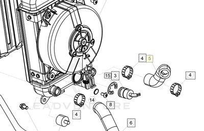 Hose, Radiator, Upper Tube (Beta OEM)