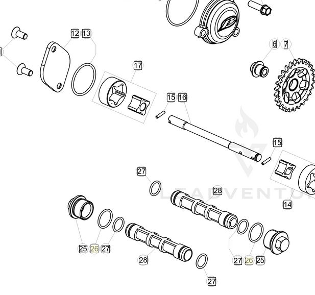 Seal, Oil Pump Beta 4T (26)