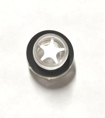 Glass, Check, Oil Level, w/gasket (Beta/Fantic)