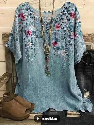 Lässiges T-Shirt In Gr 58