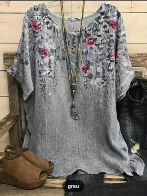 Lässiges T-Shirt In Gr 58