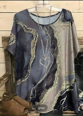 Leicht dehnbares T-Shirt Gr 58