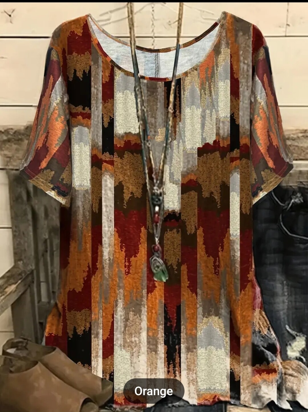 Leicht dehnbares T-Shirt Gr.58