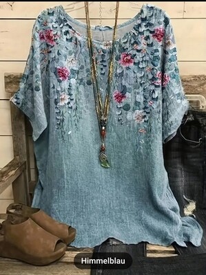 Lässiges T-Shirt In Gr 54