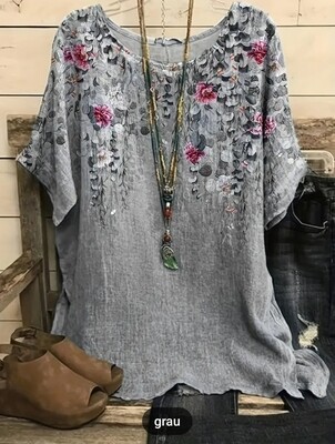 Lässiges T-Shirt In Gr 54