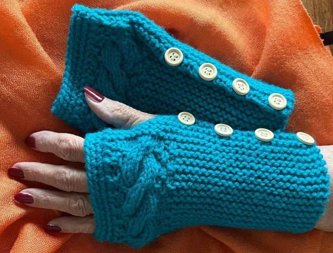 Pulswärmer mit Daumenloch