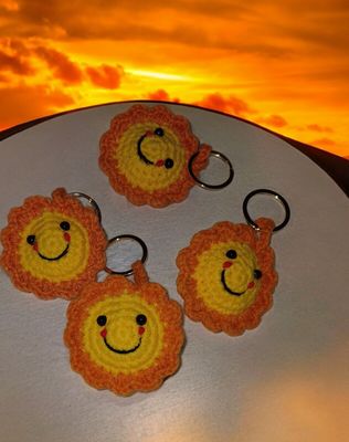 Sonnenblume , Schlüsselanhänger