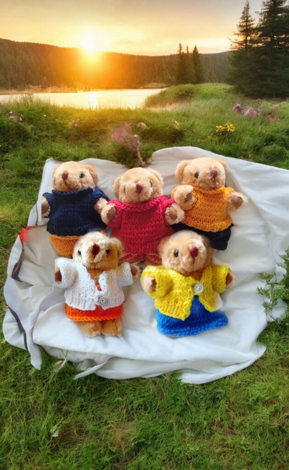 Mini Bärli &quot;Roter Pulli&quot;