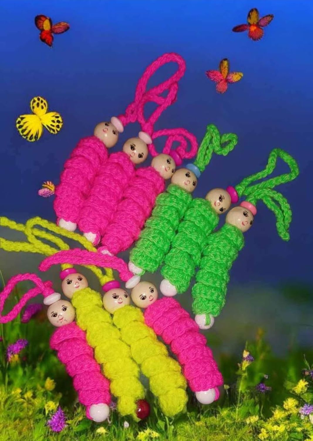 Neon Glüh / Glückswürmchen