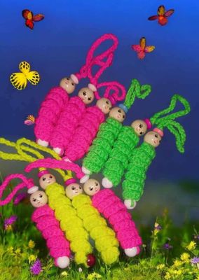 Neon Glüh / Glückswürmchen